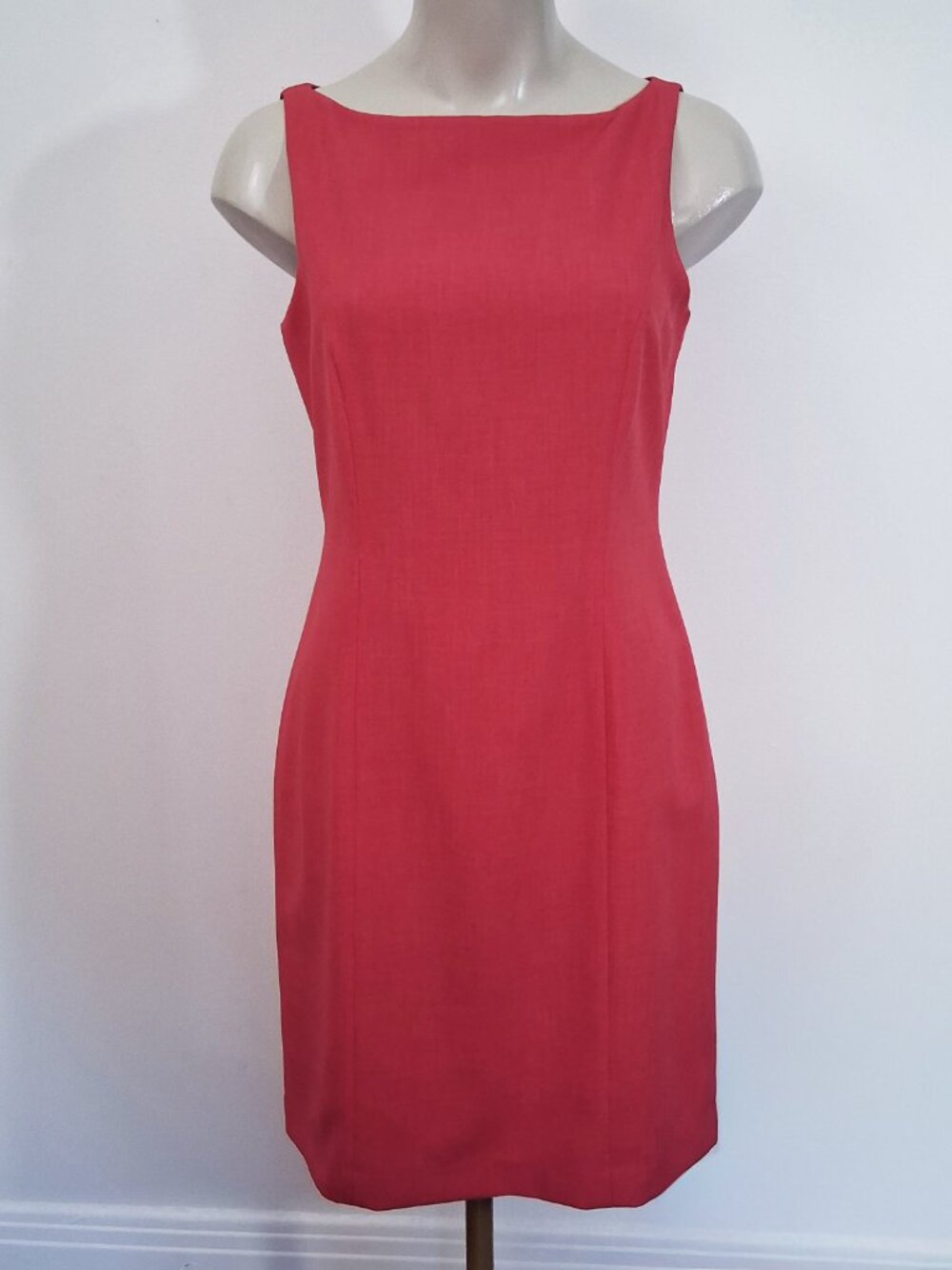 Vintage Tristan & Iseut Raspberry Sleeveless Dress — Size 8